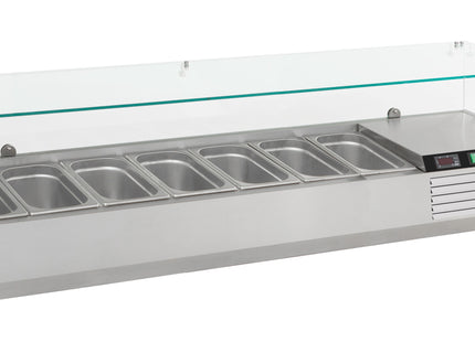 Saladette - bordmodel 1/4 GN x 7