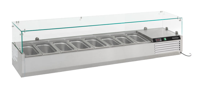 Saladette - bordmodel 1/4 GN x 8