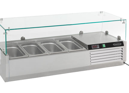 Saladette - bordmodel 1/3 GN x 4