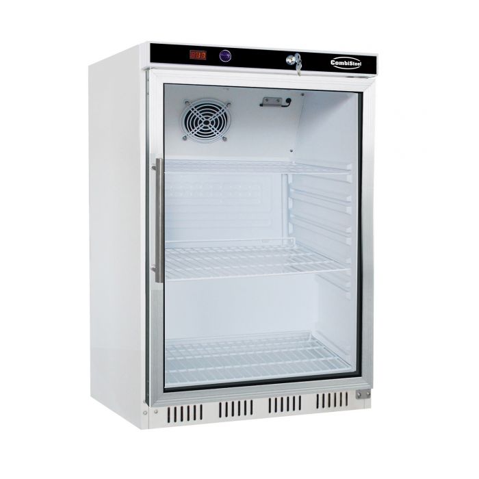 Køleskab - 1 Glasdør - 130 liter