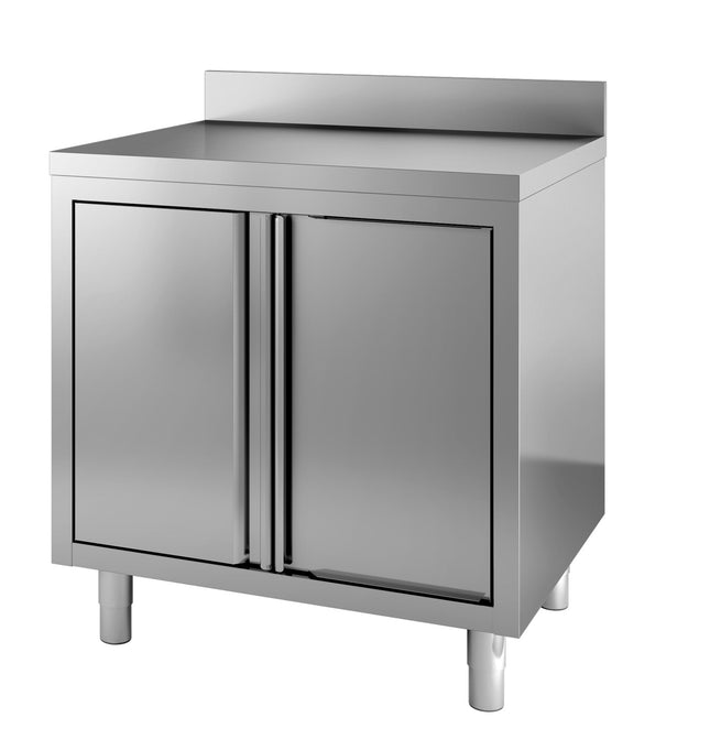 Arbejdsbord - hængslede døre - opstand - 700 x 800 mm