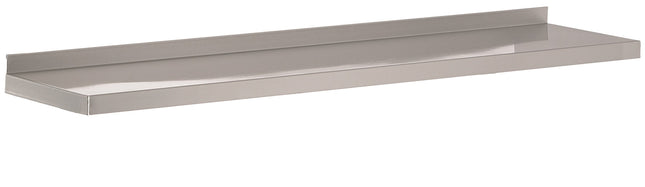 Væghylde – rustfrit stål – 300 × 1200 mm ekskl. beslag