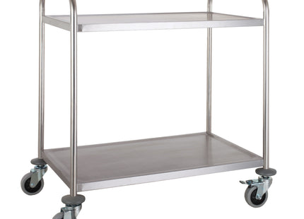 Serveringsvogn med 2 hylder (flat packed)