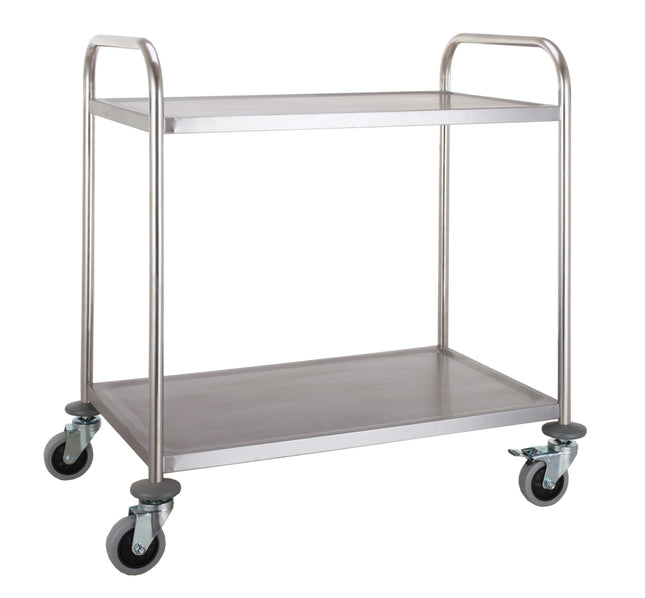 Serveringsvogn med 2 hylder (flat packed)