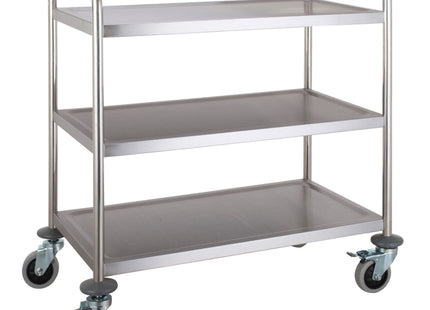 Serveringsvogn med 3 hylder (flat packed)