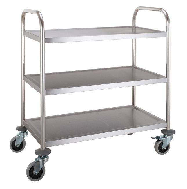 Serveringsvogn med 3 hylder (flat packed)