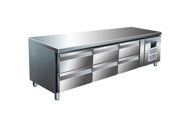Kølet underbord kølebord, 3x2 skuffer 
model UGN 3160 TN