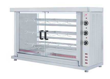 Kylling-rotisserier elektrisk 3 spid