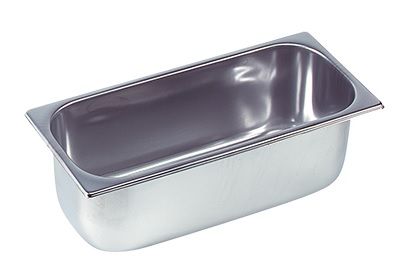 Bakke til is rustfrit stål - 5 liter