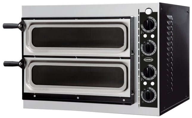 Pizzaovn - dobbelt - vindue - 2 x 1