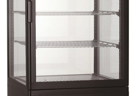 Køledisk 78 liter sort