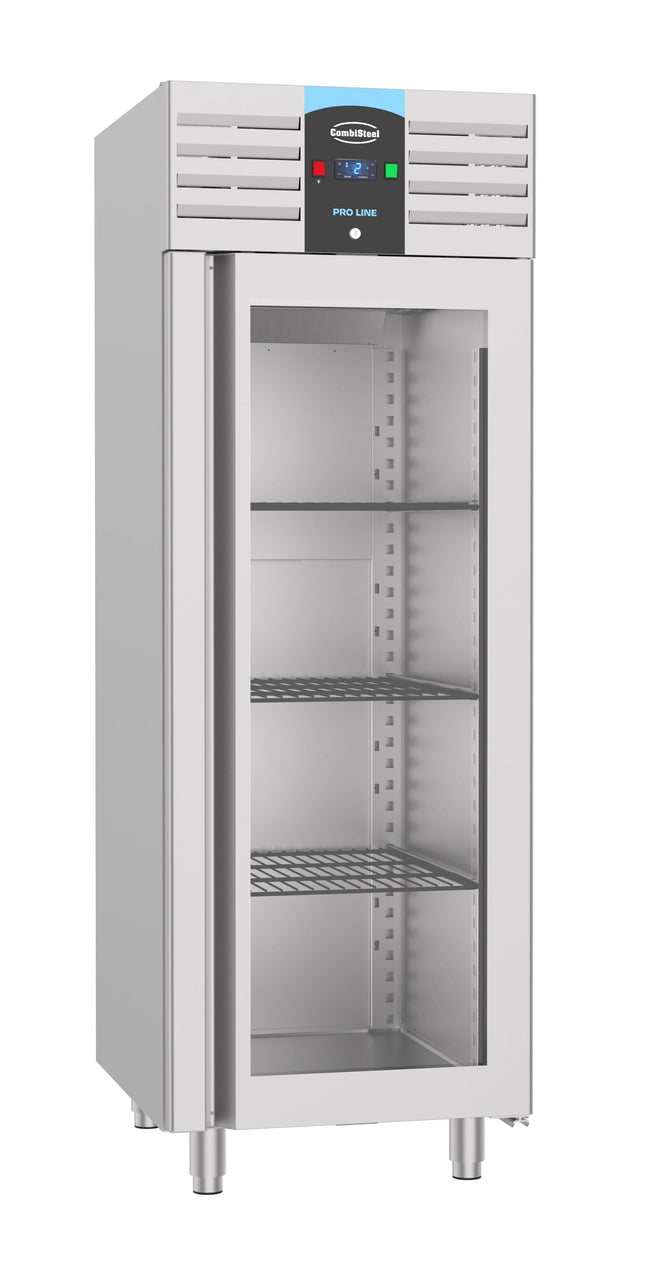 Fryses SS glas dør mono blok 700 ltr