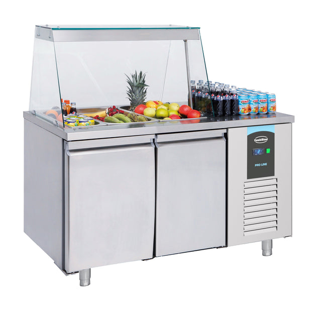 SALADETTE 2 DØRE 3x 1/1GN BEHOLDER