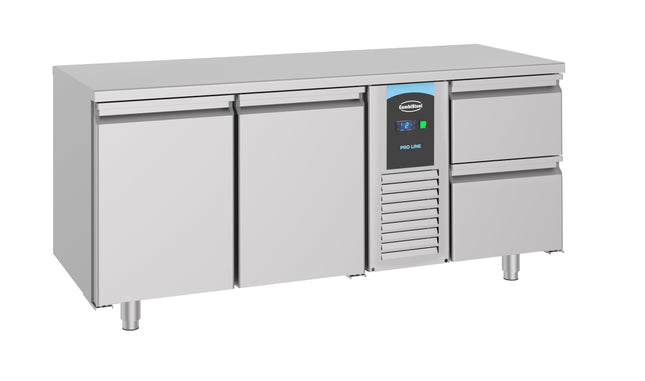 700 Kølebord 2 DØRE OG 2 SKUFFER MONOBLOCK ENERGILINE