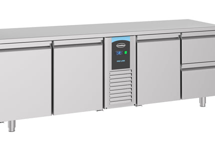 700 Kølebord 3 DØRE OG 2 SKUFFER MONOBLOCK ENERGISLINJE