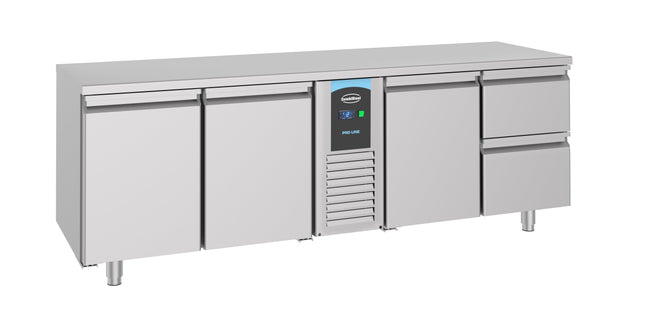 700 Kølebord 3 DØRE OG 2 SKUFFER MONOBLOCK ENERGISLINJE