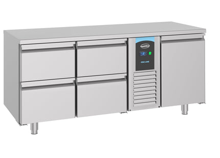 700 Kølebord 1 DØR OG 4 SKUFFER MONOBLOCK ENERGY LINE