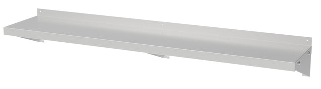 Væghylde – rustfrit stål – 300 × 600 mm inkl. beslag