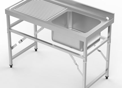 Bord med vask - 600 x 1200 mm