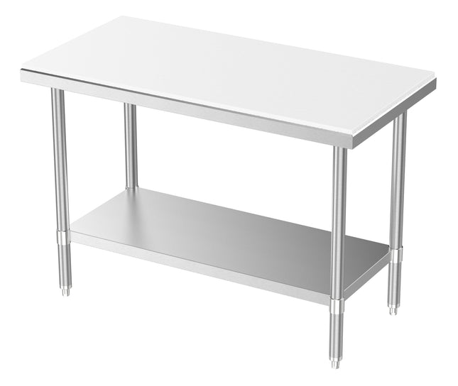 Arbejdsbord - Bundhylde - 700 x 1000 mm (flat packed)