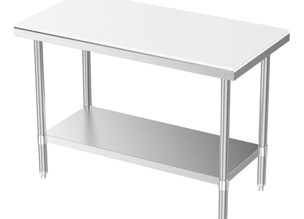 Arbejdsbord - Bundhylde - 700 x 1200 mm (flat packed)