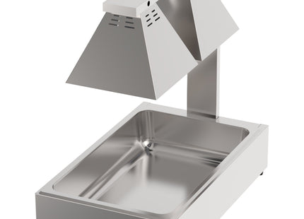 Varmelampe 2 lamper med GN 1/1