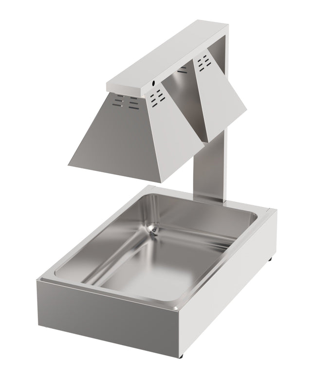 Varmelampe 2 lamper med GN 1/1