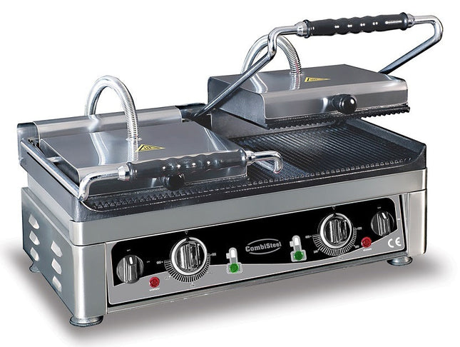 Kontaktgrill - Dobbelt - Rillet