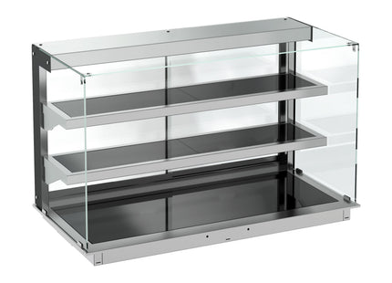 Drop-in kubisk opvarmet keramisk display - Sort 5/1