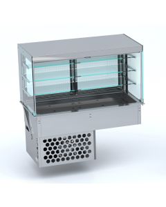 Drop-in cubic køledisplay - Roll-up 4/1