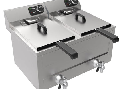 Elektrisk bordfrituregryde 2X8L 2X3KW