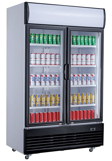 Køleskab 2 glasdører 800L