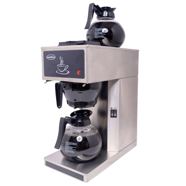 KAFFEMASKINE INKL. 2 GLAS KAFFEKANDER 1,8L