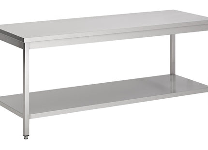Arbejdsbord med bundhylde – 700 × 800 mm