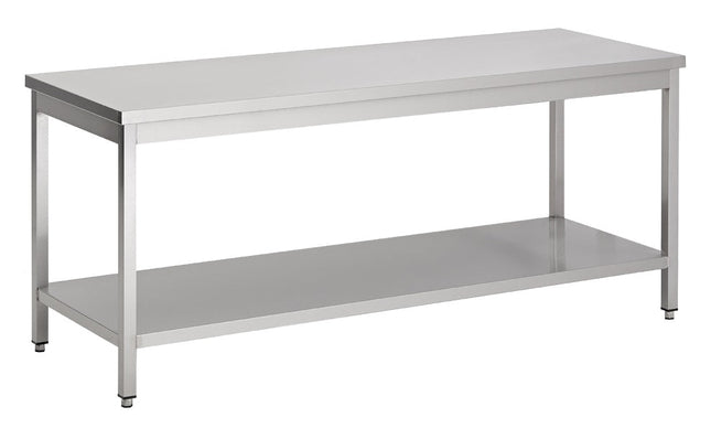 Arbejdsbord med bundhylde – 600 × 800 mm