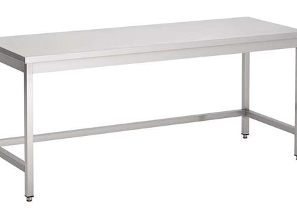 Arbejdsbord med åbent understel – 600 × 1.700 mm