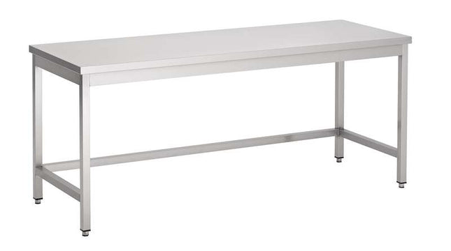 Arbejdsbord med åbent understel – 600 × 1.700 mm