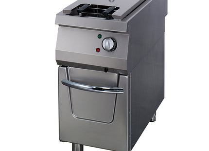 Premium friture - 1 x 22L - Enkelt enhed - 90 cm dyb - med afløbshane - Elektrisk