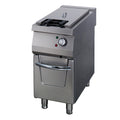 Professionel friturekoger - 1 x 22L - Enkelt enhed - 90 cm dyb - med aftapningshane - Elektrisk