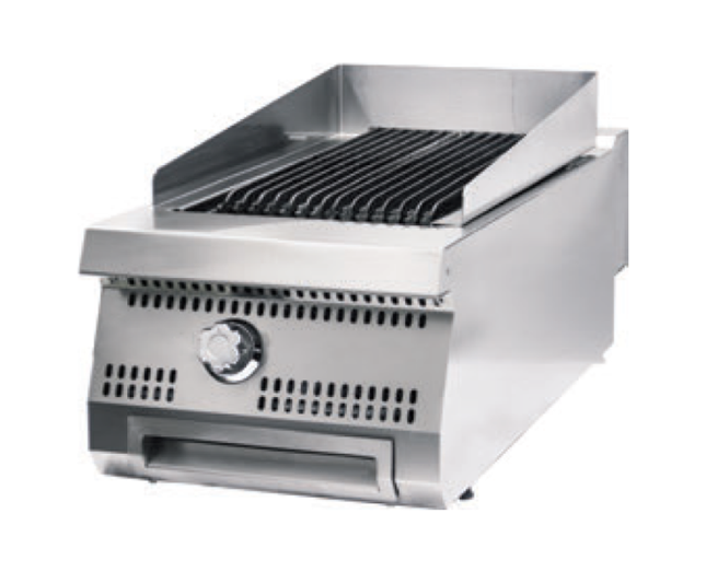 Premium Chargrill - 1 Zoner - Enkelt enhed - 90 cm dyb - Gas