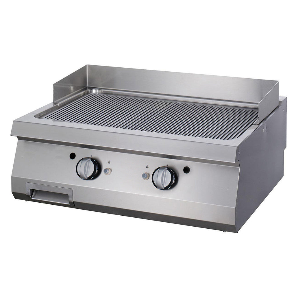 Premium Stegeplade - Rillet - Dobbelt Enhed - 90 cm Dyb - Gas