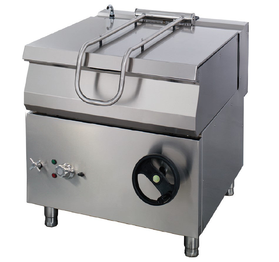 Kraftig Stegepande - 50L - Dobbelt Enhed - 70cm Dyb - Gas