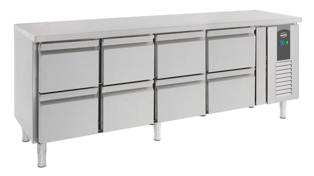 Combisteel Kølebord 8 skuffer