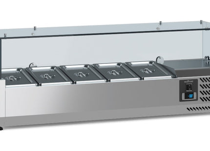 Saladette - bordmodel 1/4 GN x 5