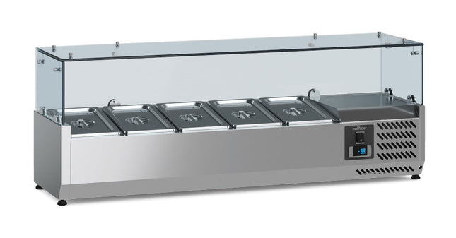 Saladette - bordmodel 1/4 GN x 5