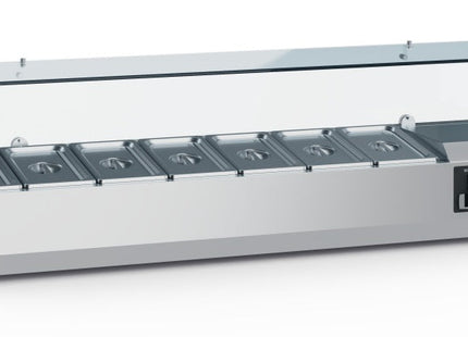Saladette - bordmodel 1/4 GN x 7