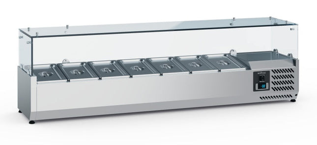 Saladette - bordmodel 1/4 GN x 7