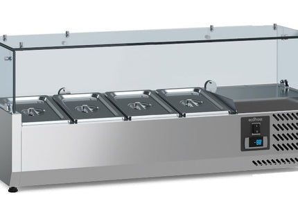 Saladette - bordmodel 1/3 GN x 4