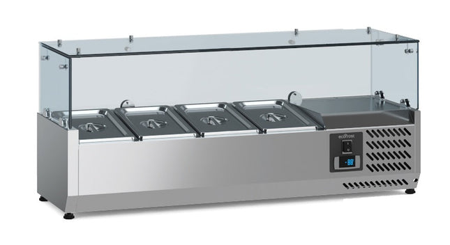 Saladette - bordmodel 1/3 GN x 4