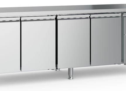 Ecofrost kølebord med 4 døre – 553 liter